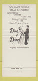 Matchbook Cover - Victor Hugo Restaurant Long Beach CA 30 Strike