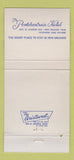 Matchbook Cover - Ponchartrain Hotel New Orleans LA 30 Strike
