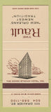 Matchbook Cover - Rault Hotel New Orleans LA 30 Strike