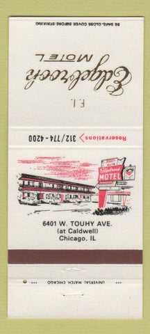 Matchbook Cover - Edgebrook Motel Chicago IL 30 Strike