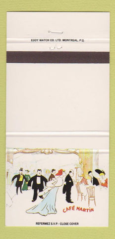 Matchbook Cover - Cafe Martin Montreal QC 30 Strike