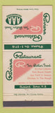 Matchbook Cover - Priviera Restaurant Saint John NB 30 Strike