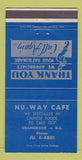 Matchbook Cover - Nu Way Cafe Chinese Cranbrook BC WEAR 30 Strike