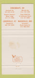 Matchbook Cover - Carrousel's Brown Country Inn Nashville IN 30 Strike