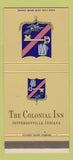 Matchbook Cover - Colonial Inn Jeffersonville IN 30 Strike