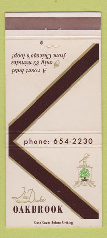 Matchbook Cover - The Drak Oakbrook IL 30 Strike