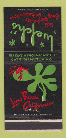 Matchbook Cover - Welch's Restaurant Long Beach CA 30 Strike