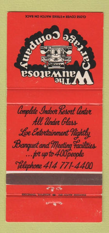Matchbook Cover - Wauwatosa Cartage Co Holiday Inn Milwaukee WI 30 Strike