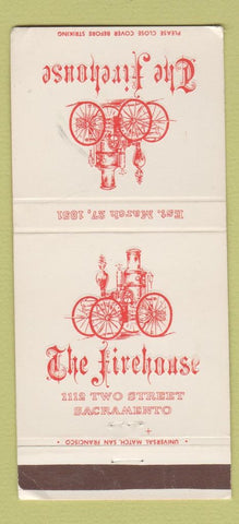 Matchbook Cover - Firehouse Sacramento CA WEAR 30 Strike