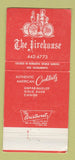 Matchbook Cover - Firehouse Sacramento CA WEAR 30 Strike