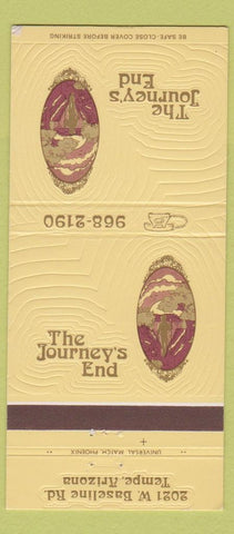 Matchbook Cover - Journey's End Tempe AZ 30 Strike