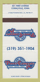 Matchbook Cover - Iowa River Power Company Restaurant Coralville IA 30 Strike