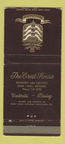 Matchbook Cover - Crst House St Louis MO 30 Strike