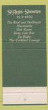 Matchbook Cover - ST Regis Hotel Sheraton New York City 30 Strike