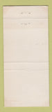 Matchbook Cover - Barbary Coast Restaurant Hoyt Hotel Portland OR WEAR 30 Strike