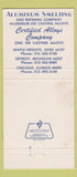 Matchbook Cover - ASR Alloys Aluminum Detroit Maple Heights OH  30 Strike