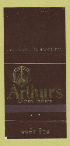 Matchbook Cover - Arthur's Elkhart IN 30 Strike