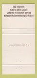 Matchbook Cover - Arthur's Elkhart IN 30 Strike