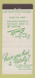 Matchbook Cover - Bar Restaurant Miami FL WEAR 21 Strike Feature
