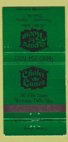 Matchbook Cover - Spare Room Wisconsin Dells WI 30 Strike