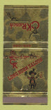 Matchbook Cover - CK Ranch Long Horn Saloon Wilmington DE 30 Strike