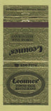 Matchbook Cover - Leounes' Towne Talk Wilmington DE 30 Strike