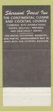 Matchbook Cover - Sherwood Forest Inn Chicago IL WEAR 30 Strike
