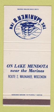 Matchbook Cover - Mariner's Inn Waunakee WI 30 Strike