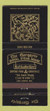 Matchbook Cover - Gargoyle Royal Steak House Lake Geneva WI 30 Strike