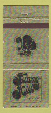 Matchbook Cover - Fanny Hill Supper Club Eau Claire WI 30 Strike