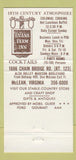 Matchbook Cover - Evans Farm Inn McLEan VA 30 Strike