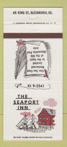 Matchbook Cover - Seaport Inn Alexandria VA 30 Strike