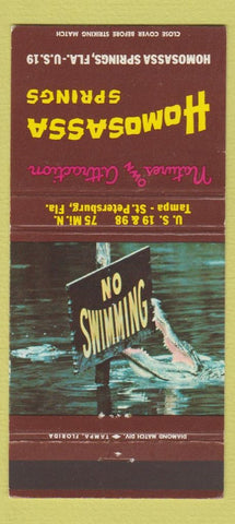 Matchbook Cover - Homosassa Springs FL WEAR 30 Strike