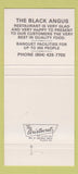 Matchbook Cover - Black Angus Virginia Beach VA 30 Strike