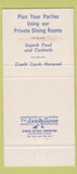 Matchbook Cover - Blue Mile Decatur IL 30 Strike