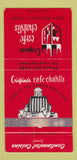 Matchbook Cover - Crispino's Cafe Chalis Chicago IL WORN 30 Strike
