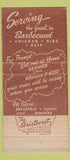 Matchbook Cover - Edward's Chicago IL STAINED 30 Strike