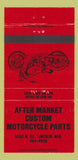 Matchbook Cover - After Market Motorcycle Parts Lincoln NE 30 Strike