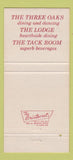 Matchbook Cover - Drake Hotel Oakbrook IL 30 Strike