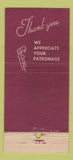 Matchbook Cover - Village Inn Colorado Springs 30 Stick