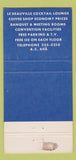 Matchbook Cover - Le Deauville Room Lexington KY 30 Strike