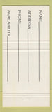Matchbook Cover - Bananas Tavern Lexington KY 30 Strike