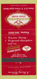 Matchbook Cover - Golden Horns Steak House Northlake IL 30 Strike