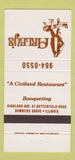 Matchbook Cover - Arley's Downers Grove IL 30 Strike