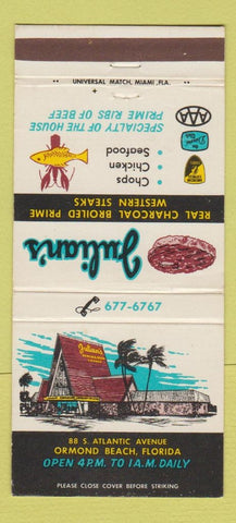 Matchbook Cover - Julian's Ormond Beach FL 30 Strike