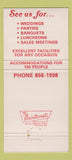 Matchbook Cover - Wishing Well Restaurant Cicero IL 30 Strike