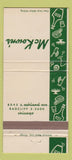 Matchbook Cover - McKown's Chicago IL 30 Strike
