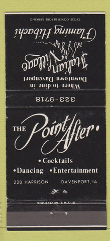 Matchbook Cover - Italian Village Flaming Hibachi Davenport IA 30 Strike