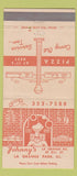 Matchbook Cover - Johnny's La Grange Park IL Pizza 30 Strike
