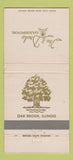 Matchbook Cover - The Drake Hotel Oakbrook IL 30 Strike